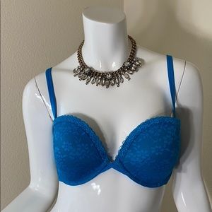 Aerie Maddie Convertible Bra, Blue, 34D